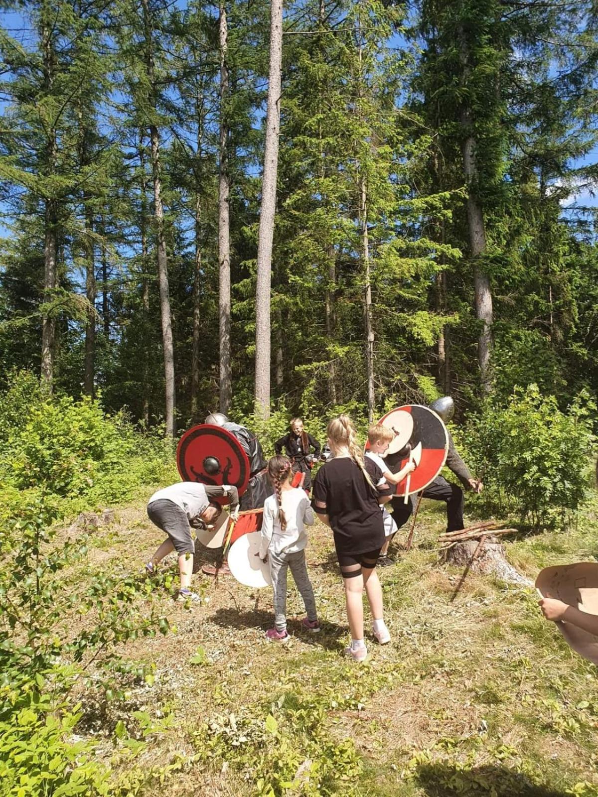 Sosdala Vittfarnas Vikingabyヴィラ エクステリア 写真
